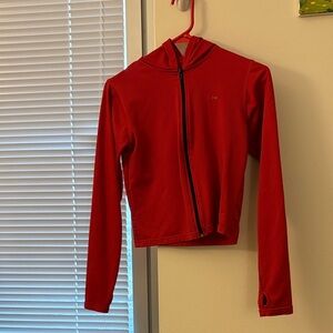 Red Zip-Up Jacket